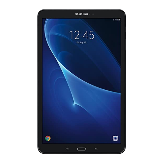 Samsung GALAXY TAB A6 Mode D'emploi