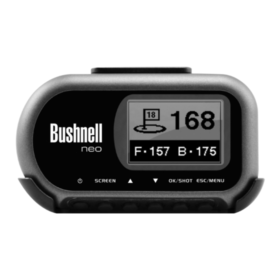 Bushnell neo 368050 Manuel De L'utilisateur