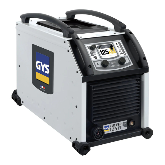 GYS PLASMA CUTTER 85A Mode D'emploi