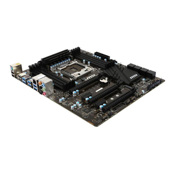 MSI X99A RAIDER Mode D'emploi