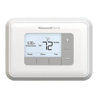 Honeywell Home RTH6360 Série Guide D'installation Rapide