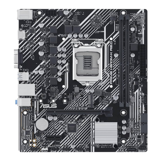 Asus PRIME H510M-K R2.0 Manuel D'utilisation