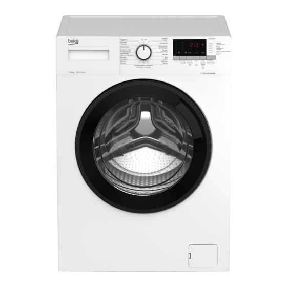 Beko WTV87112BC1 Manuel D'utilisation