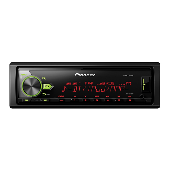 Pioneer DEH-X5900BT Mode D'emploi