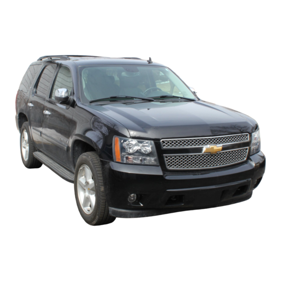 Chevrolet Tahoe 2008 Guide Du Propriétaire