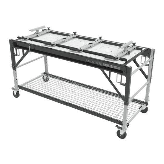 MetalTech SCAFFOLD BENCH SYSTEM I-CISCWB Consignes De Securite Et Instructions De Montage