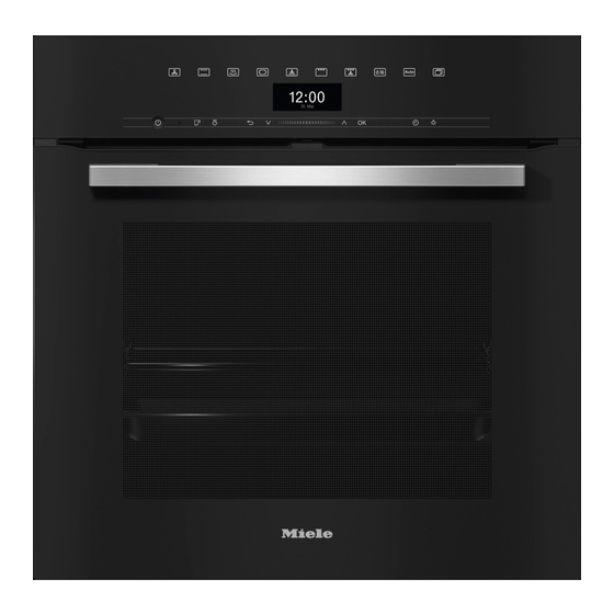 Miele DGC 7450 Mode D'emploi Et Instructions De Montage