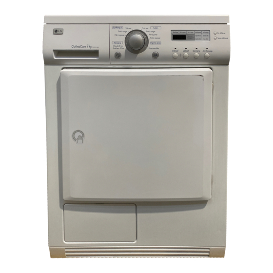 LG TD-C70140E Guide D'utilisation Et D'entretien