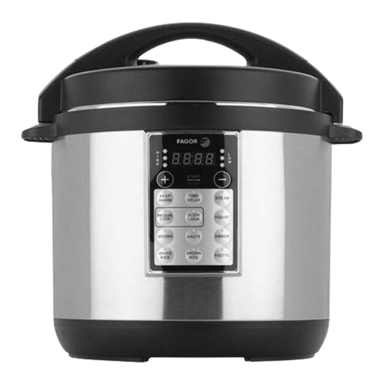 Fagor LUX MULTI-COOKER Manuel D'utilisation