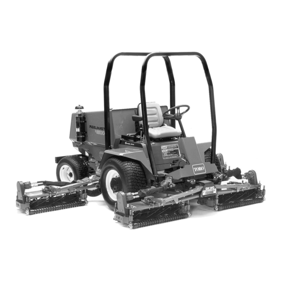 Toro REELMASTER 4500-D Notice D'utilisation