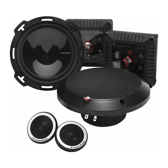 Rockford Fosgate POWER T152-S Mode D'emploi