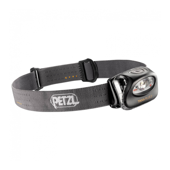 Petzl Tikka Plus 2 Mode D'emploi