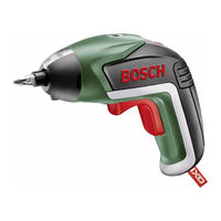 Bosch IXO 5 Notice Originale