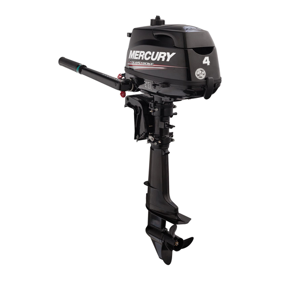 Mercury Marine 4 Mode D'emploi