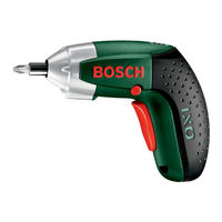 Bosch IXO II Instructions D'emploi