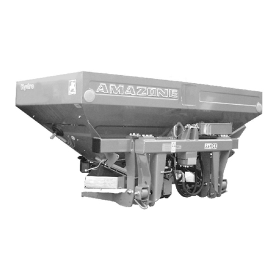 Amazone ZA-M 1500 Hydro Notice D'utilisation