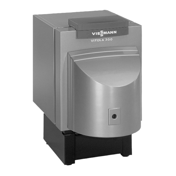 Viessmann VITOFLAME 200 VEK Notice De Maintenance