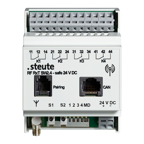 steute RF RxT SW2.4 Instructions De Montage