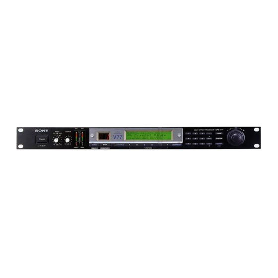 Sony DPS-V77 Mode D'emploi