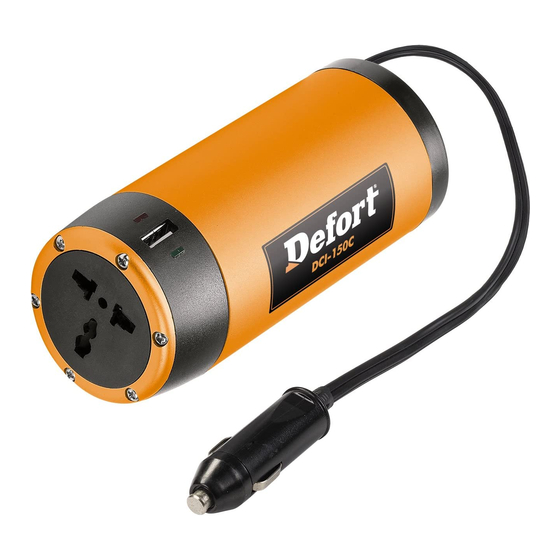 Defort DCI-150C Mode D'emploi