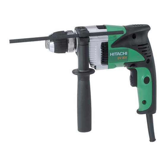 Hitachi DV 16V Mode D'emploi