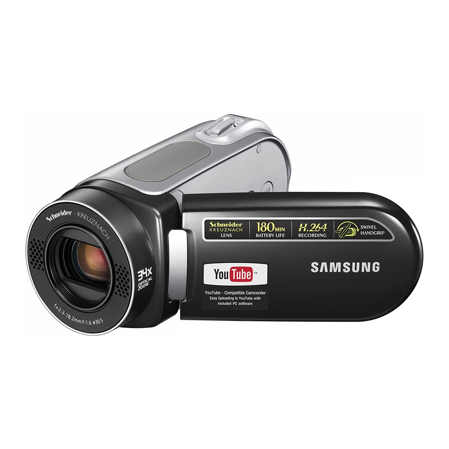 Samsung SC-MX20 Guide De Démarrage Rapide