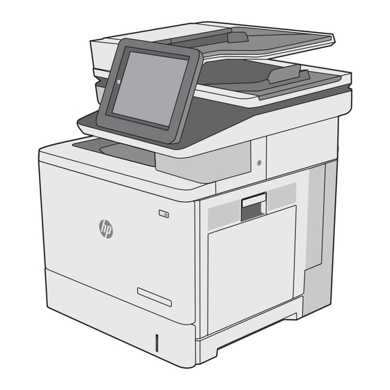 HP Color LaserJet Enterprise MFP M577 Série Guide D'installation