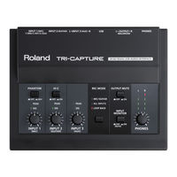 Roland TRI-CAPTURE Mode D'emploi