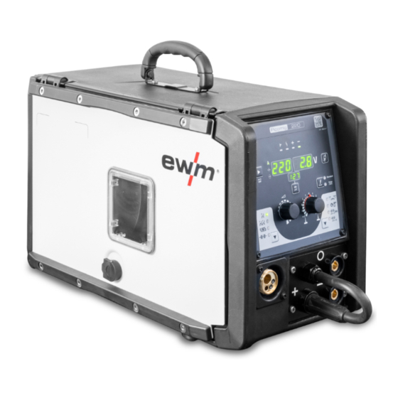 EWM Picomig 220 puls TKG Manuel D'utilisation