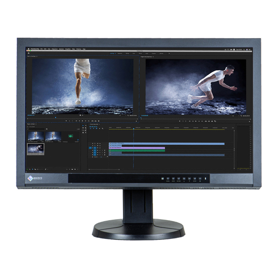 Eizo ColorEdge CG276 Manuel D'utilisation