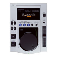 Pioneer CDJ-100S Mode D'emploi