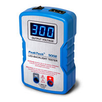 PeakTech 5002 Instructions D'utilisation