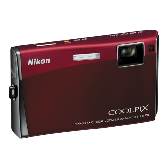 Nikon COOLPIX S60 Manuel D'utilisation