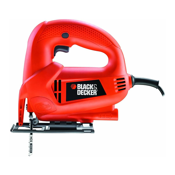 Black & Decker KS600E Traduction Des Instructions D'origine