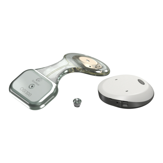 Cochlear Osia OSI300 Informations Importantes