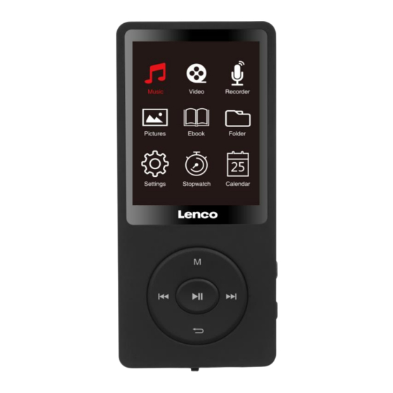 LENCO Xemio-669BK Guide D'utilisation
