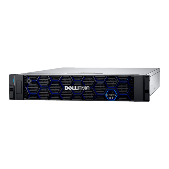 Dell Unity All Flash Guide D'installation Et De Maintenance