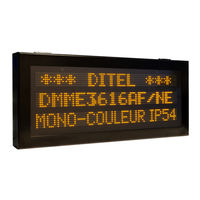 Ditel DMME3616AF/NE Guide Rapide D'installation