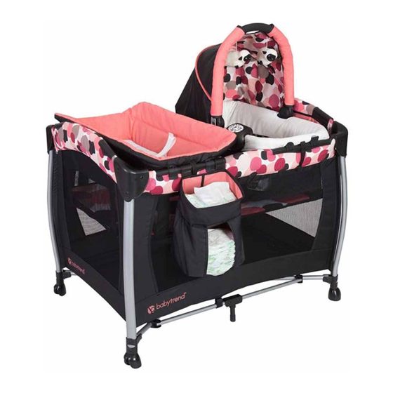 Baby Trend Resort Elite Nursery Center Playard PY72B Serie Manuel D'instruction