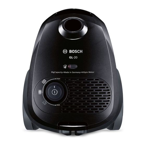 Bosch BGB2 Série Mode D'emploi