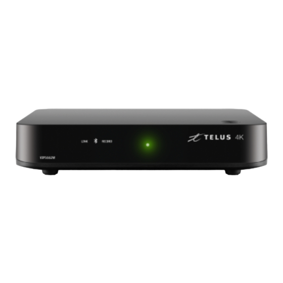 TELUS Télé OPTIK Guide De L'utilisateur