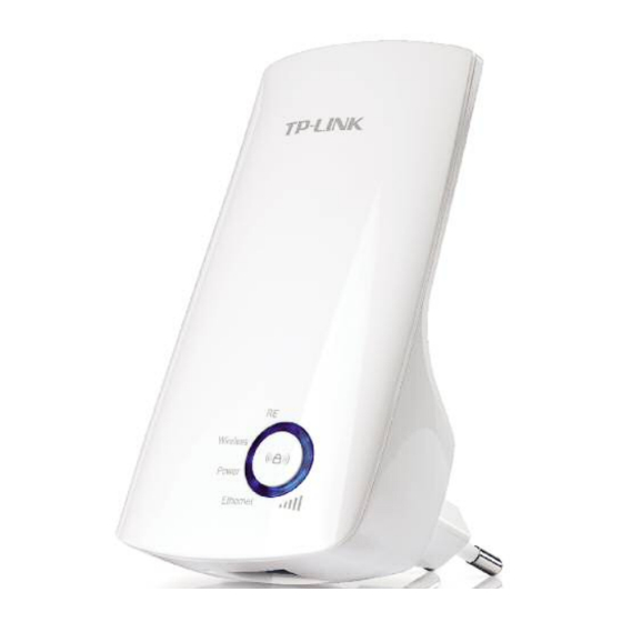 TP-Link TL-WA850RE EU Manuel Utilisateur