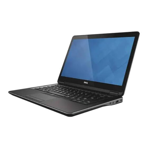 Dell Latitude E7240 Manuel Du Propriétaire