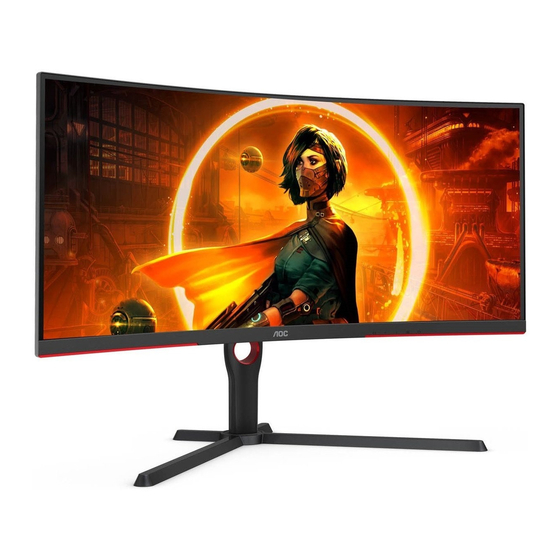 AOC CU34G3S Manuel D'utilisation