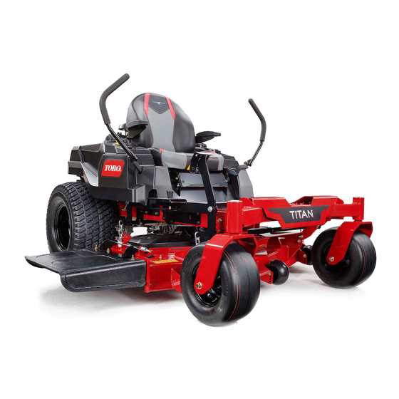 Toro Titan ZX4875 Manuel De L'utilisateur