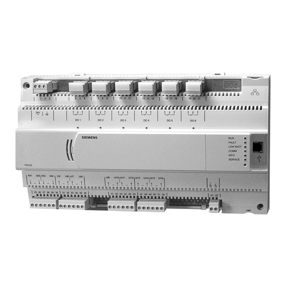 Siemens Desigo PXC D Serie Documentation Technique