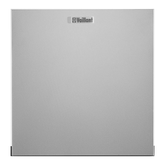 Vaillant VIH H 120 Instructions D'installation Et Mode D'emploi