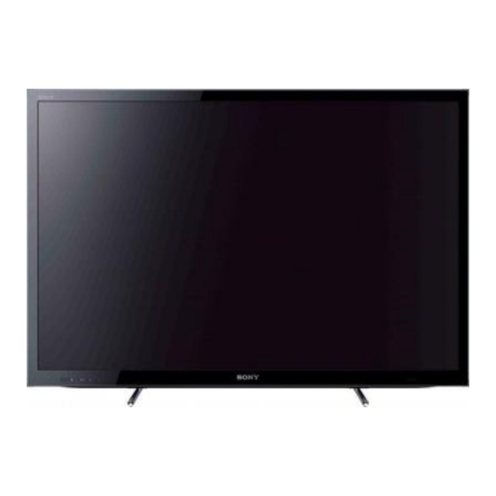 Sony BRAVIA KDL-55HX755 Mode D'emploi