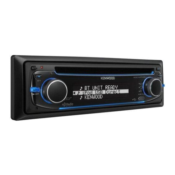 Kenwood KDC-X592 Mode D'emploi