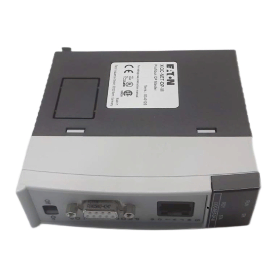 Eaton XIOC-NET-DP-M Notice D'installation
